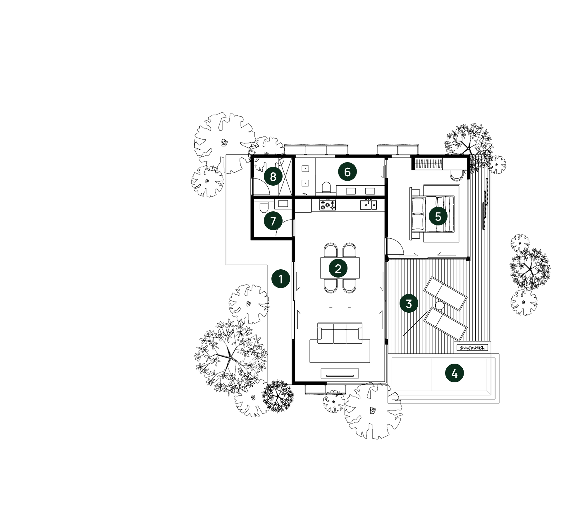 1 bed